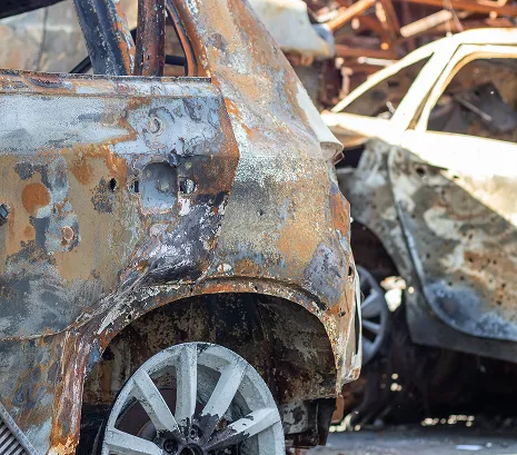 Epave de voiture